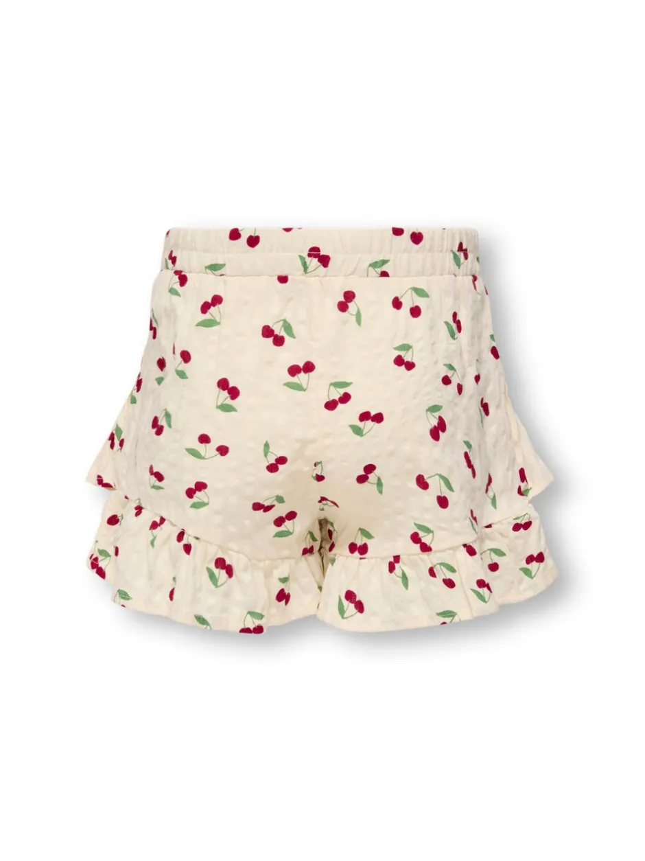 New KMGCERISE Mellemhøj talje Regular fit Skorts Børn Tøj·Shorts