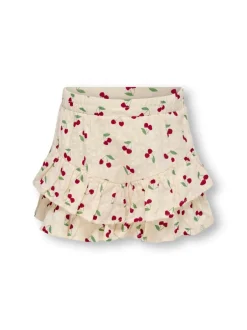 New KMGCERISE Mellemhøj talje Regular fit Skorts Børn Tøj·Shorts