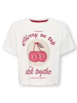 New KMGCHARLOTTE T-shirt Børn Tøj·Toppe