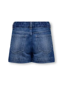 Outlet KMGCOMET Mellemhøj talje Wide leg fit Denim-shorts Børn Tøj·Shorts