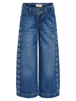 Discount KMGCOMET Mellemhøj talje Wide leg fit Jeans Børn Tøj·Jeans