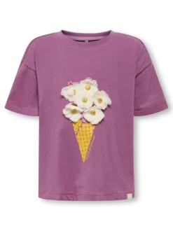 Sale KMGCREAM T-shirt Børn Tøj·Toppe