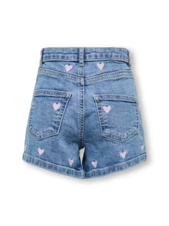 Discount KMGJUICY Mellemhøj talje Regular fit Denim-shorts Børn Tøj·Shorts