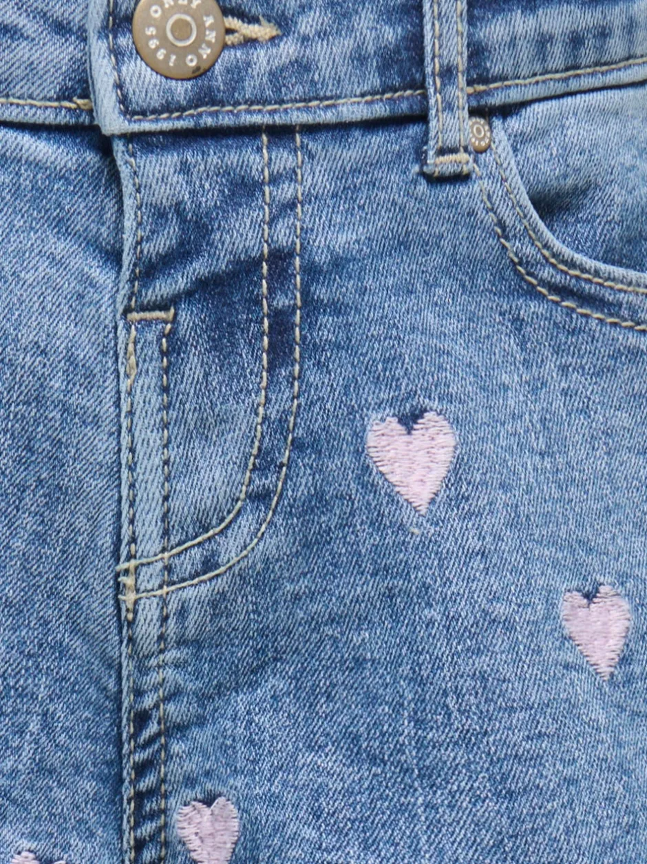 Discount KMGJUICY Mellemhøj talje Regular fit Denim-shorts Børn Tøj·Shorts