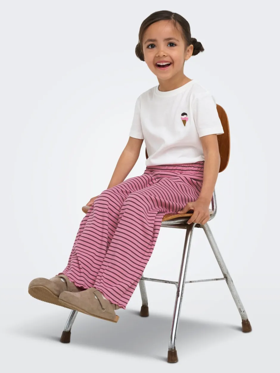Best KMGMAUDE Wide leg fit Bukser Børn Tøj·Bukser