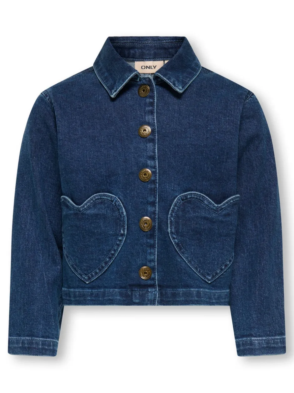Outlet KMGOFELIA Denimjakke Børn Tøj·Jakker