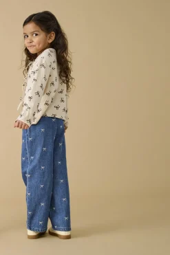 Hot KMGPIERCE Bred pasform - beskåret Ankellængde Jeans Børn Tøj·Jeans
