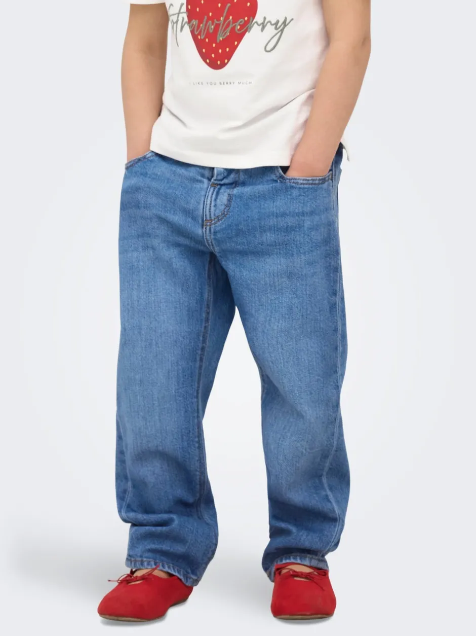 KMGVALENTINE Mellemhøj talje Straight fit Jeans Børn Tøj·Jeans