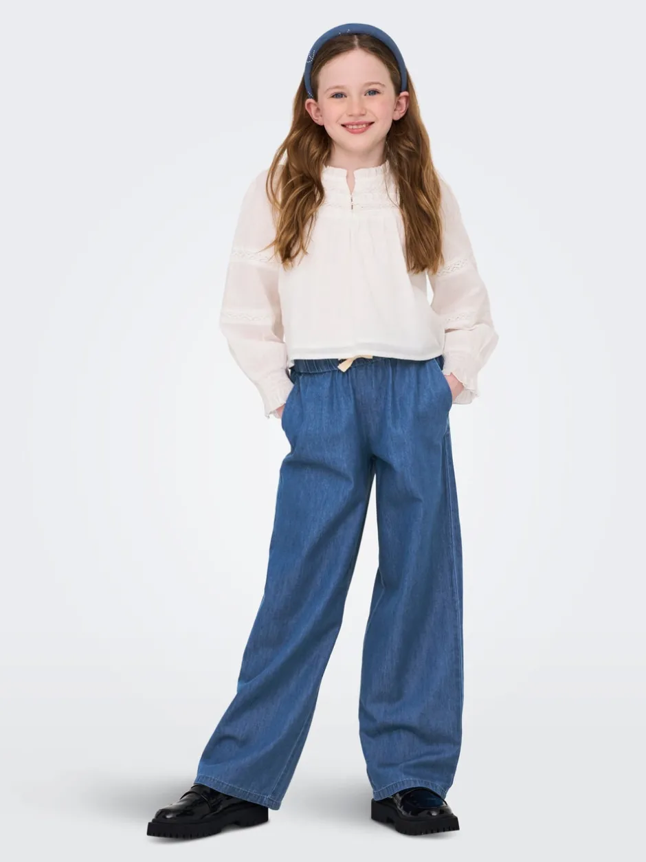 Clearance KOGBEA Wide leg fit Jeans Børn Tøj·Bukser