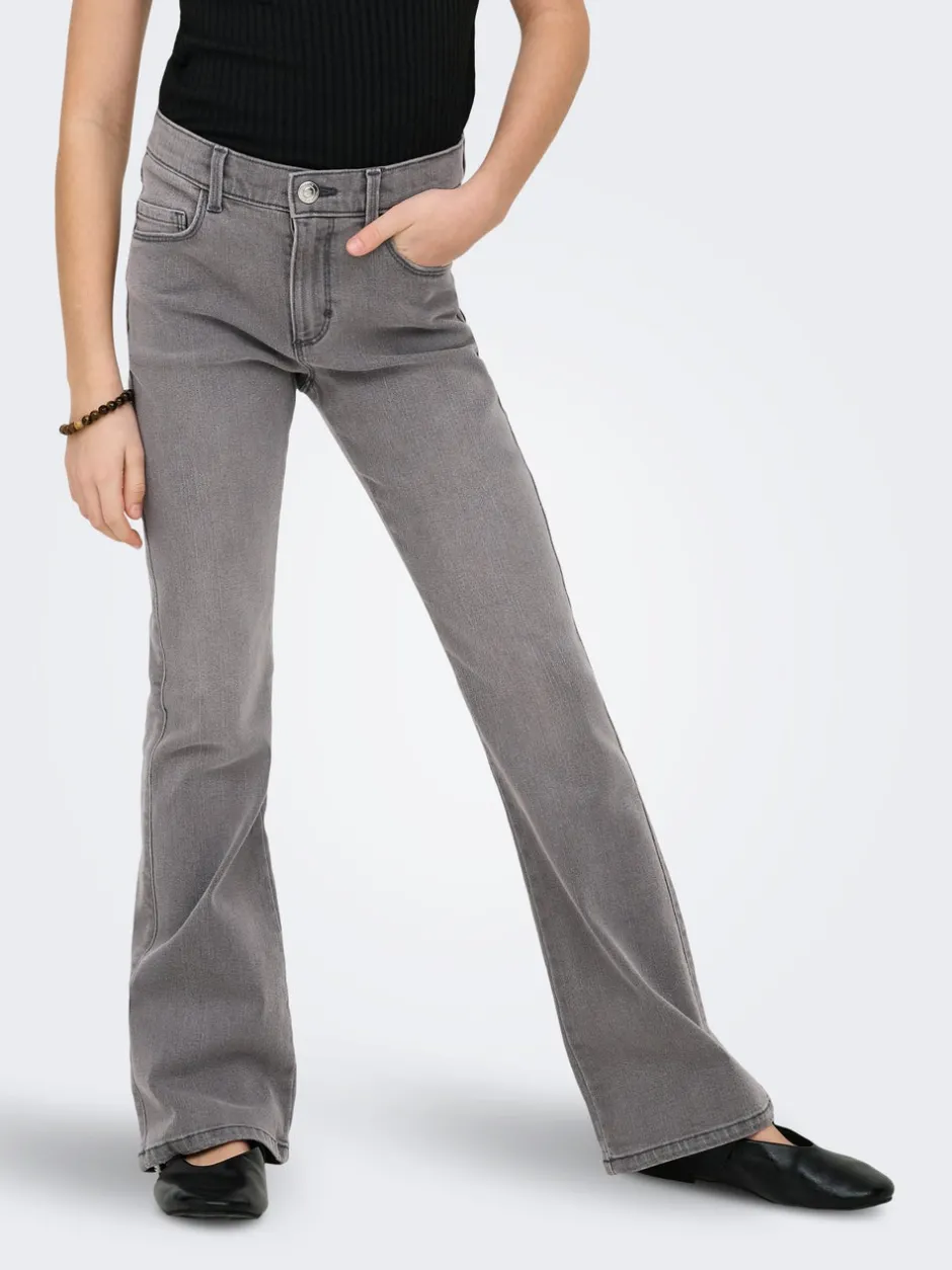 Sale KOGBLAIR Mellemhøj talje Flared fit Jeans Børn Tøj·Jeans