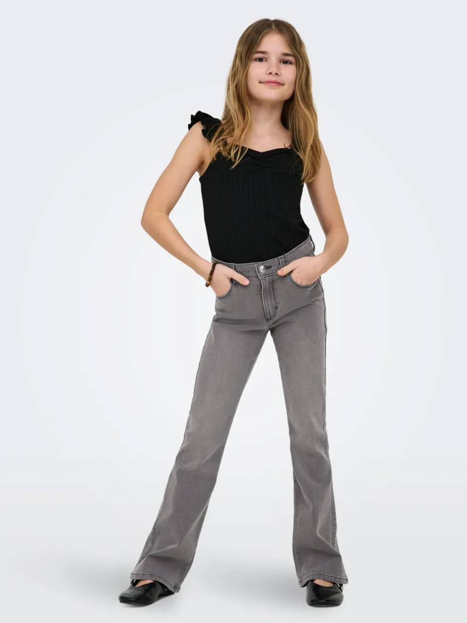 Sale KOGBLAIR Mellemhøj talje Flared fit Jeans Børn Tøj·Jeans