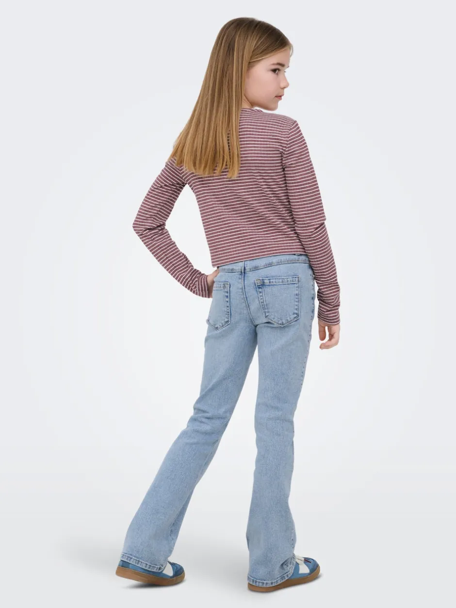 Online KOGBLAIR Mellemhøj talje Flared fit Jeans Børn Tøj·Jeans