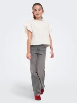 Outlet KOGBLAIR Mid rise Wide leg fit Jeans Børn Tøj·Jeans