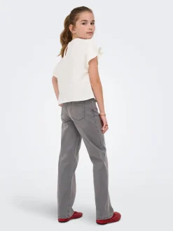 Outlet KOGBLAIR Mid rise Wide leg fit Jeans Børn Tøj·Jeans
