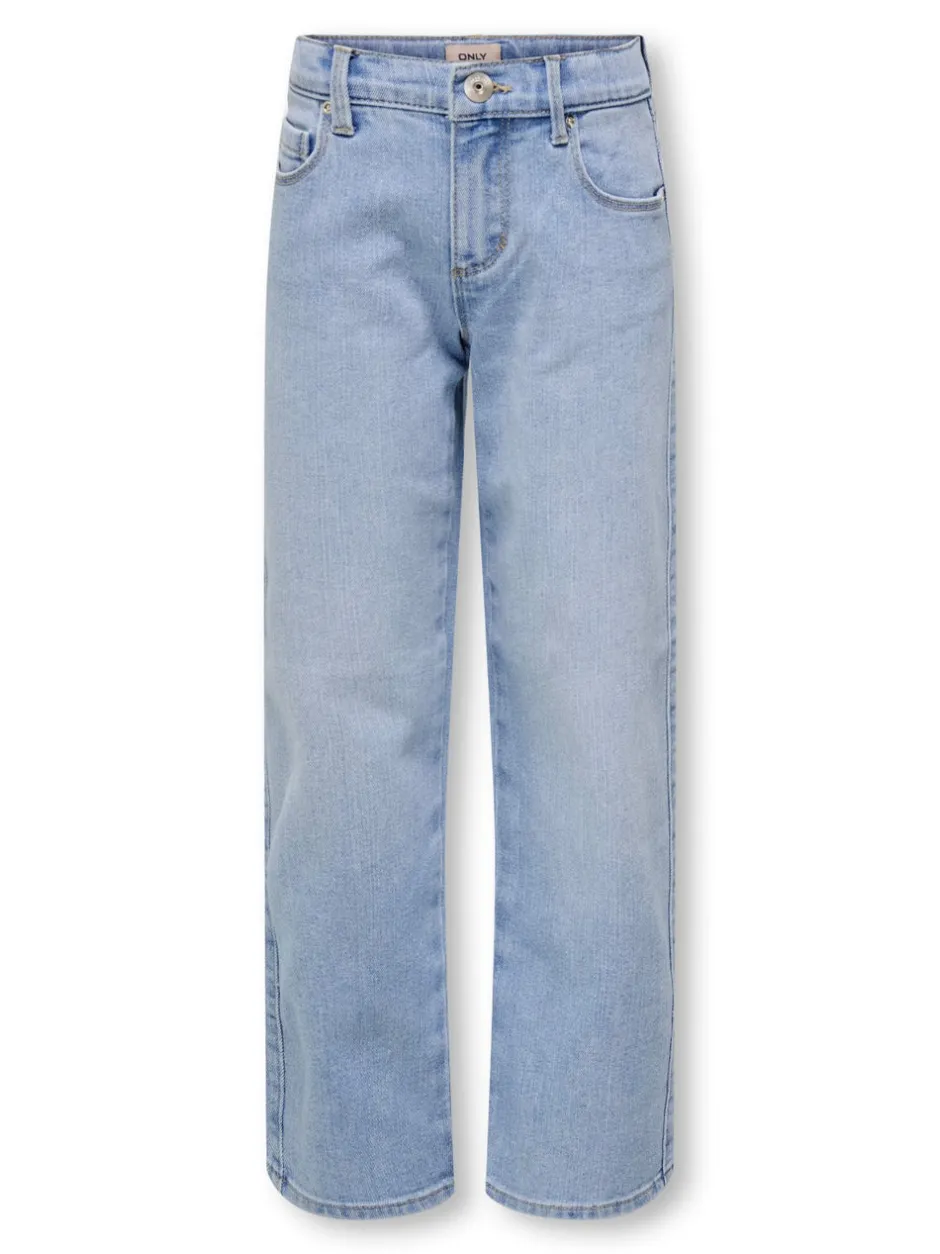 New KOGBLAIR Mid rise Wide leg fit Jeans Børn Tøj·Jeans