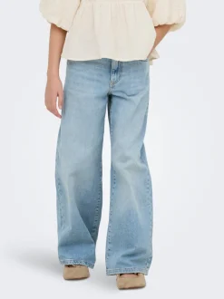 Best KOGBROOME Høj talje Wide leg fit Jeans Børn Tøj·Jeans