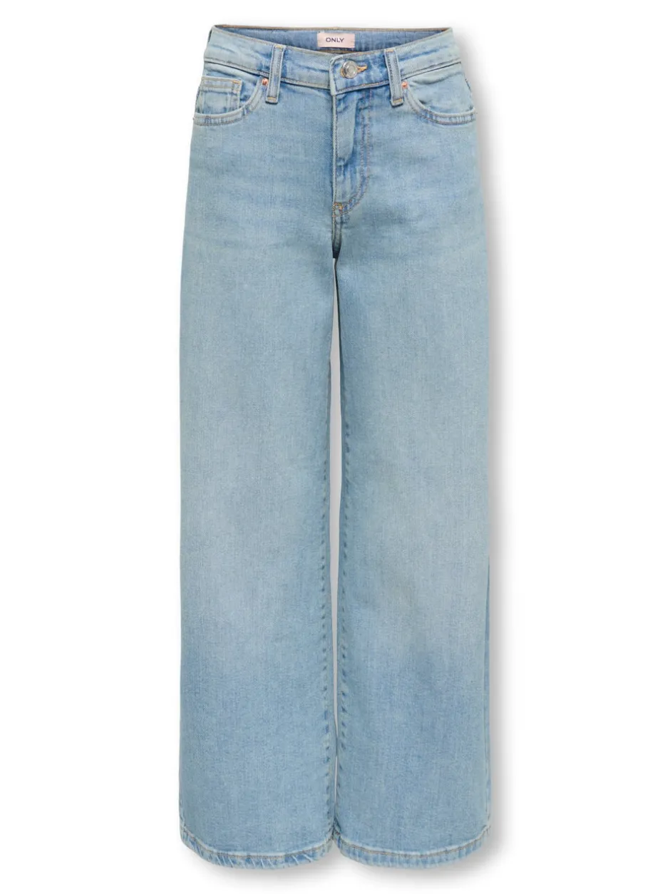 Best KOGBROOME Høj talje Wide leg fit Jeans Børn Tøj·Jeans