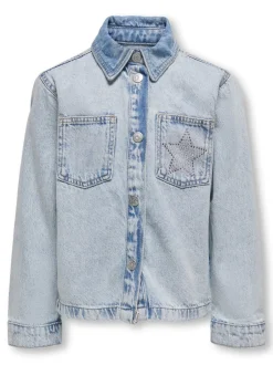Best KOGCARLY Denimjakke Børn Tøj·Jakker Og Frakker