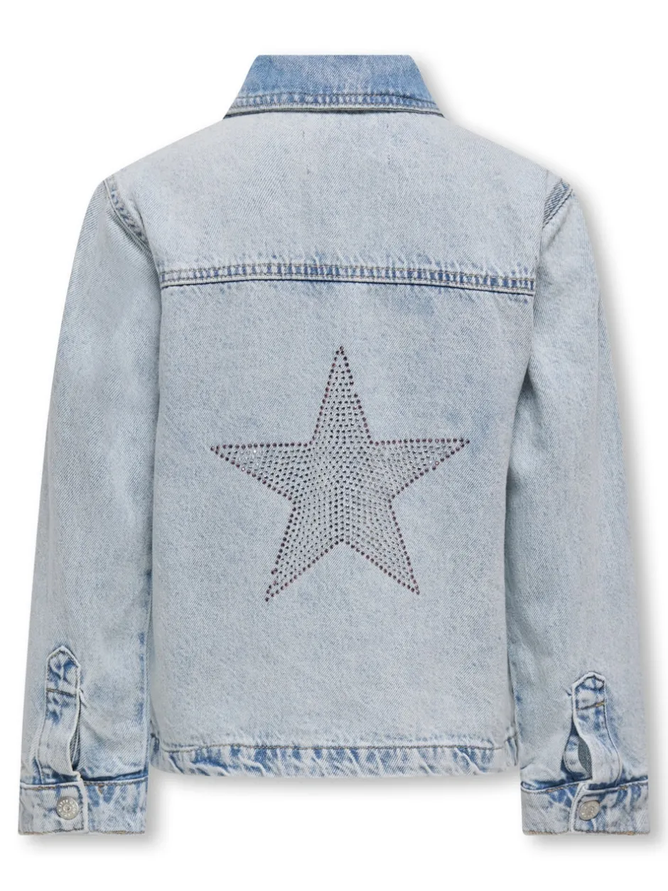 Best KOGCARLY Denimjakke Børn Tøj·Jakker Og Frakker