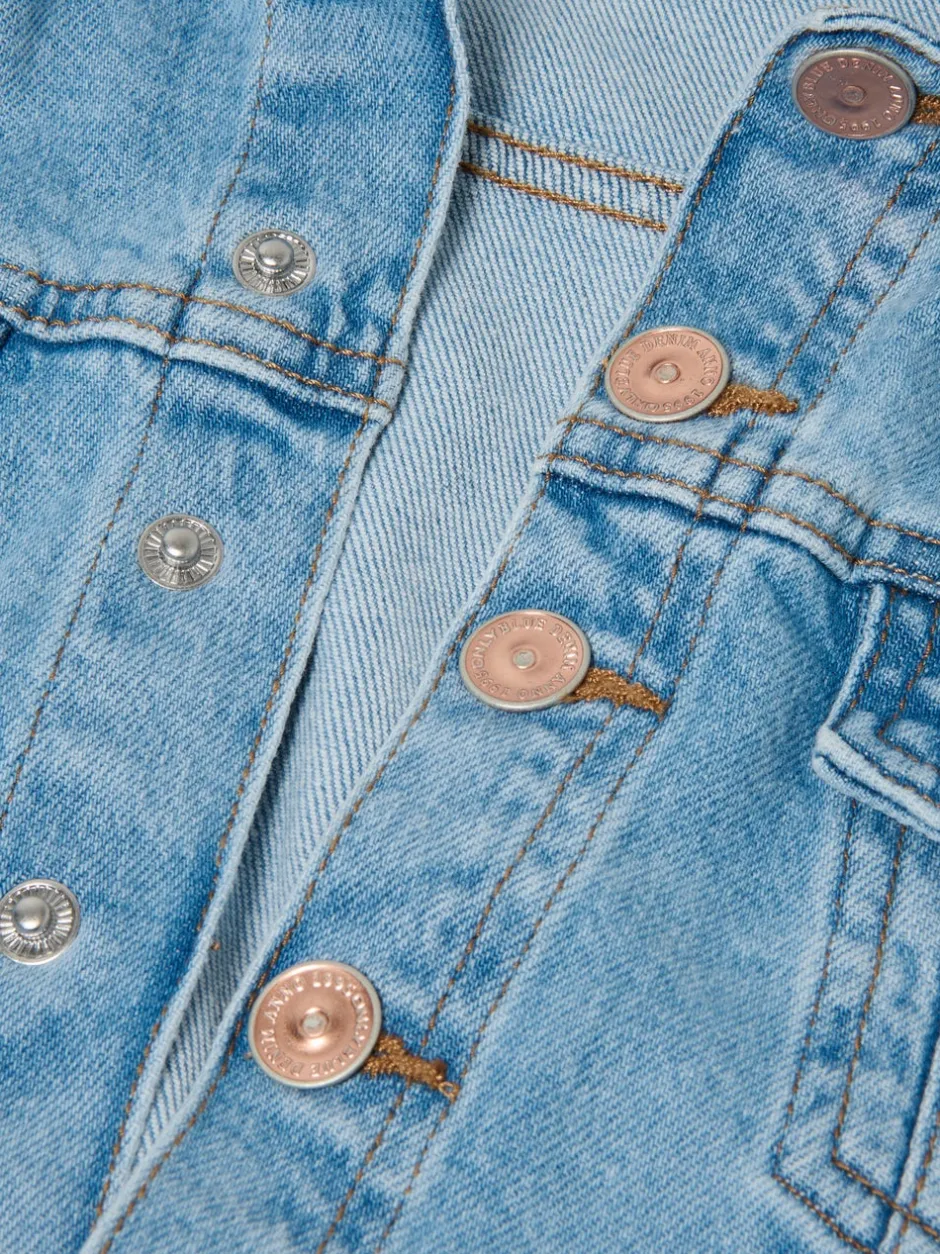 Hot KOGCASTEL Regular fit Denimjumpsuit Børn Tøj·Shorts|Tøj·Jumpsuits