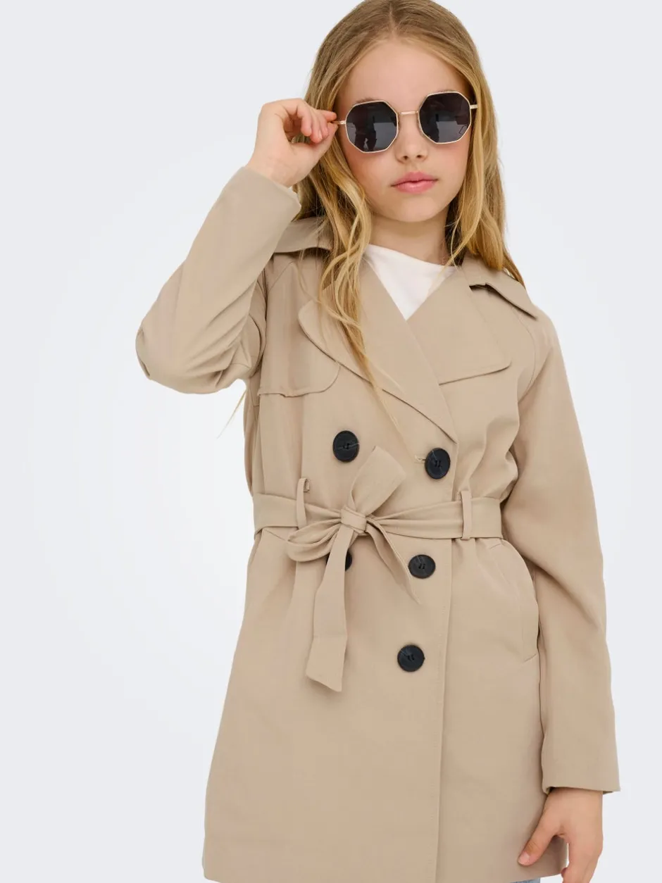 Discount KOGCHLOE Trenchcoat Børn Tøj·Jakker Og Frakker