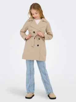 Discount KOGCHLOE Trenchcoat Børn Tøj·Jakker Og Frakker