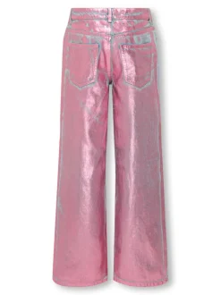 Sale KOGCOBAIN Wide leg fit Ankellængde Jeans Børn Tøj·Jeans