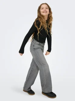 Sale KOGCOBAIN Wide leg fit Jeans Børn Tøj·Jeans