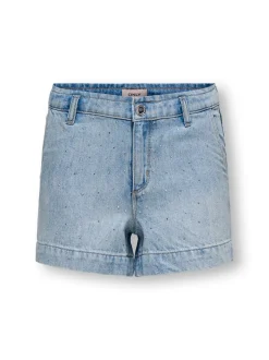 Clearance KOGCOMET Mellemhøj talje Wide leg fit Denim-shorts Børn Tøj·Shorts