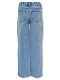 New KOGCOMET Normal talje Wide leg fit Jeans Børn Tøj·Jeans
