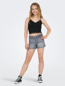 KOGCOMET Wide leg fit Denim-shorts Børn Tøj·Shorts