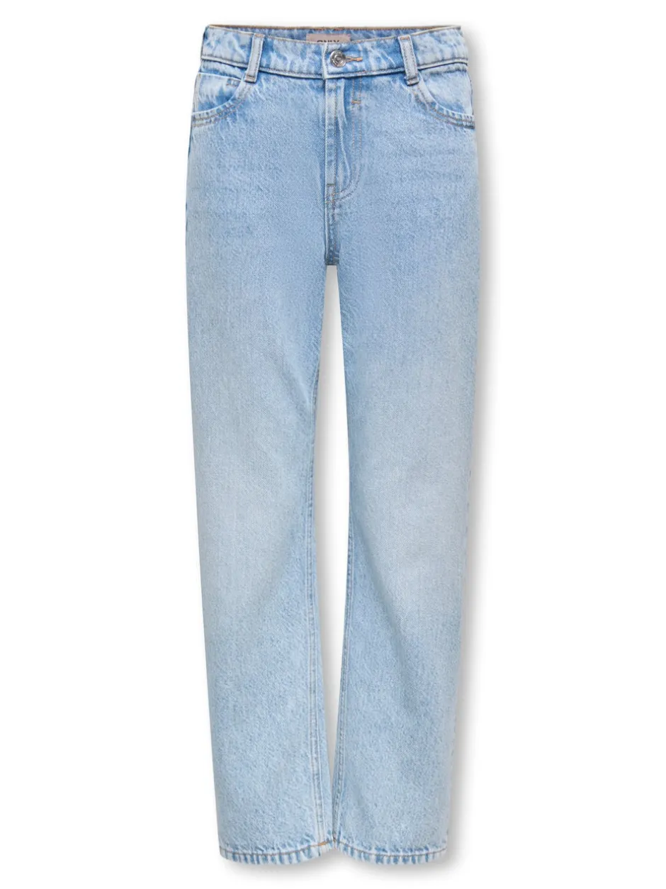 Outlet KOGDAD Mellemhøj talje Straight fit Jeans Børn Tøj·Jeans
