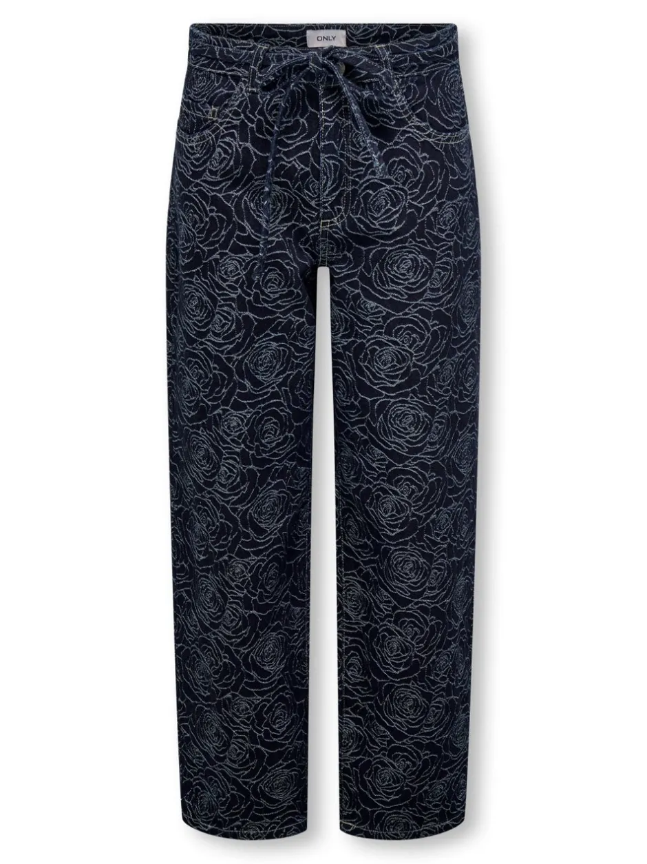 Sale KOGGIANNA Mellemhøj talje Straight fit Ankellængde Jeans Børn Tøj·Jeans
