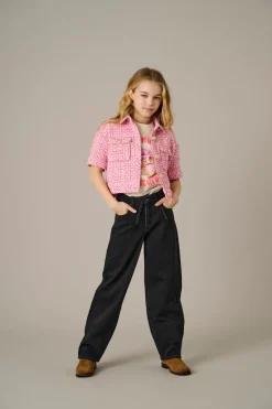 KOGGIANNA Mellemhøj talje Balloon fit Ankellængde Jeans Børn Tøj·Jeans