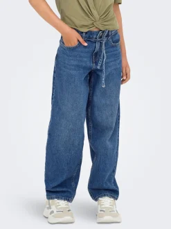 Discount KOGGIANNA Superhøj talje Straight fit Jeans Børn Tøj·Jeans
