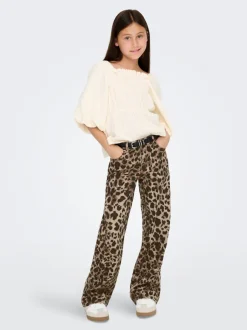 Best KOGGIANNA-MADISON Wide leg fit Bukser i wide fit Børn Tøj·Bukser