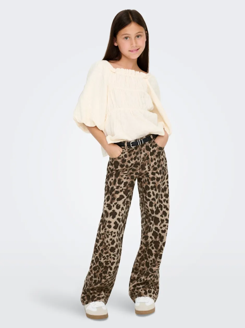 Best KOGGIANNA-MADISON Wide leg fit Bukser i wide fit Børn Tøj·Bukser