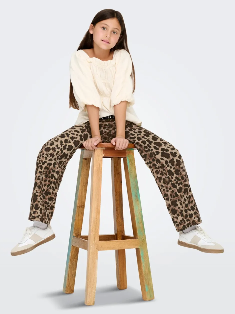 Best KOGGIANNA-MADISON Wide leg fit Bukser i wide fit Børn Tøj·Bukser