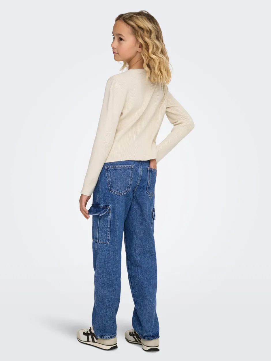 Sale KOGHARMONY Wide leg fit Jeans Børn Tøj·Jeans