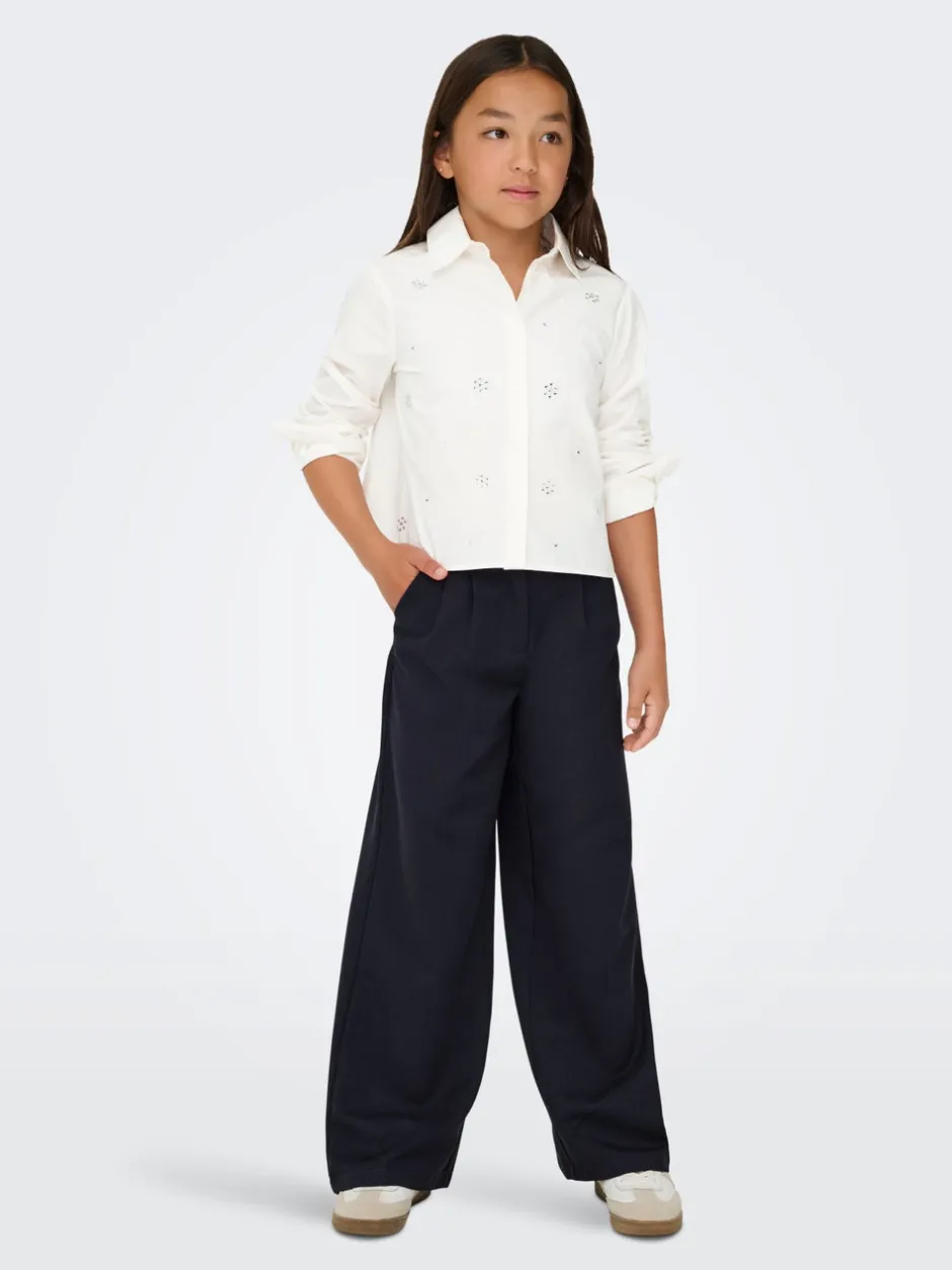 Hot KOGHATTIE-ZAL Wide leg fit Bukser i wide fit Børn Tøj·Bukser
