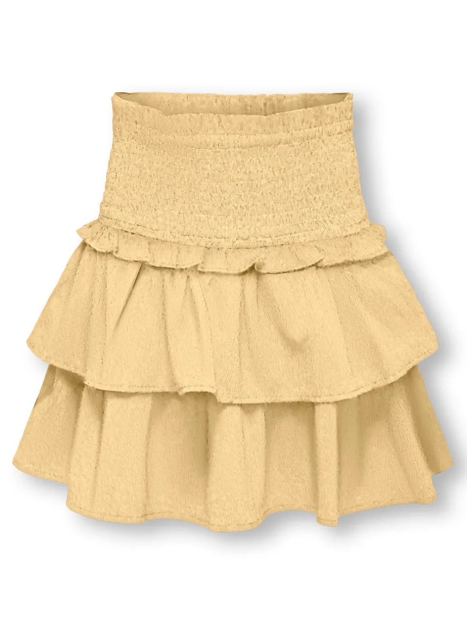 Outlet KOGIDA-AMANDA Mellemhøj talje Loose fit Skorts Børn Tøj·Shorts