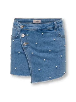 Hot KOGJENNY Denim Denim-nederdel Kort nederdel Børn Tøj·Nederdele