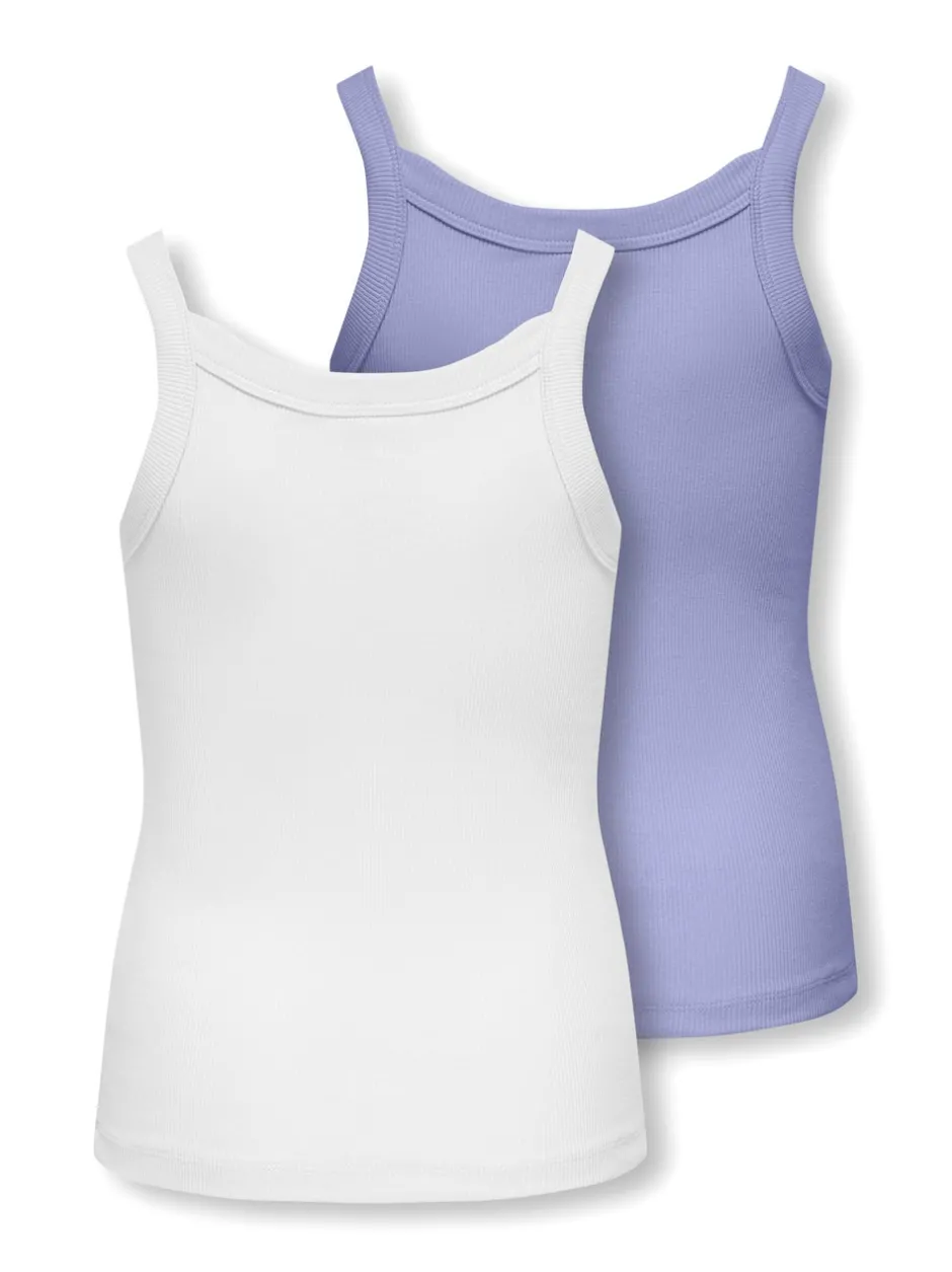 New KOGJILL 2-pack Tanktop Børn Tøj·Toppe