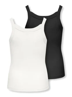 Hot KOGJILL 2-pack Tanktop Børn Tøj·Toppe