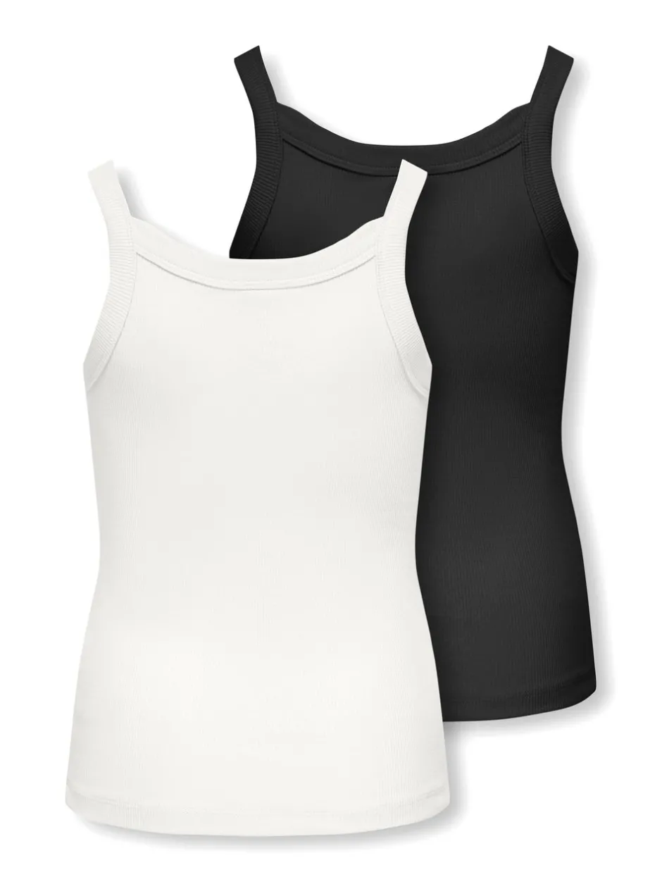 Hot KOGJILL 2-pack Tanktop Børn Tøj·Toppe