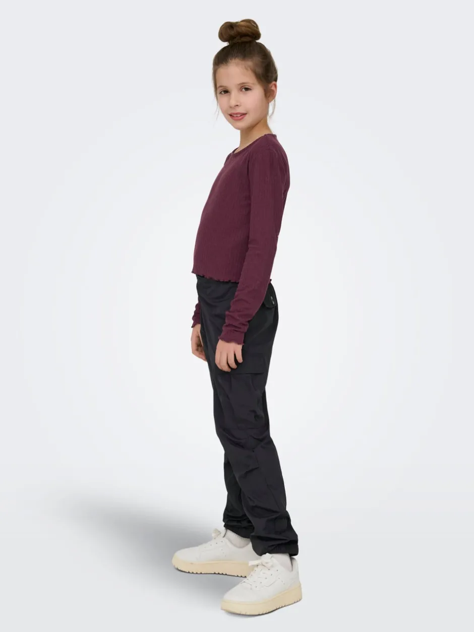 New KOGJOANNE Loose fit Cargobukser Børn Tøj·Bukser