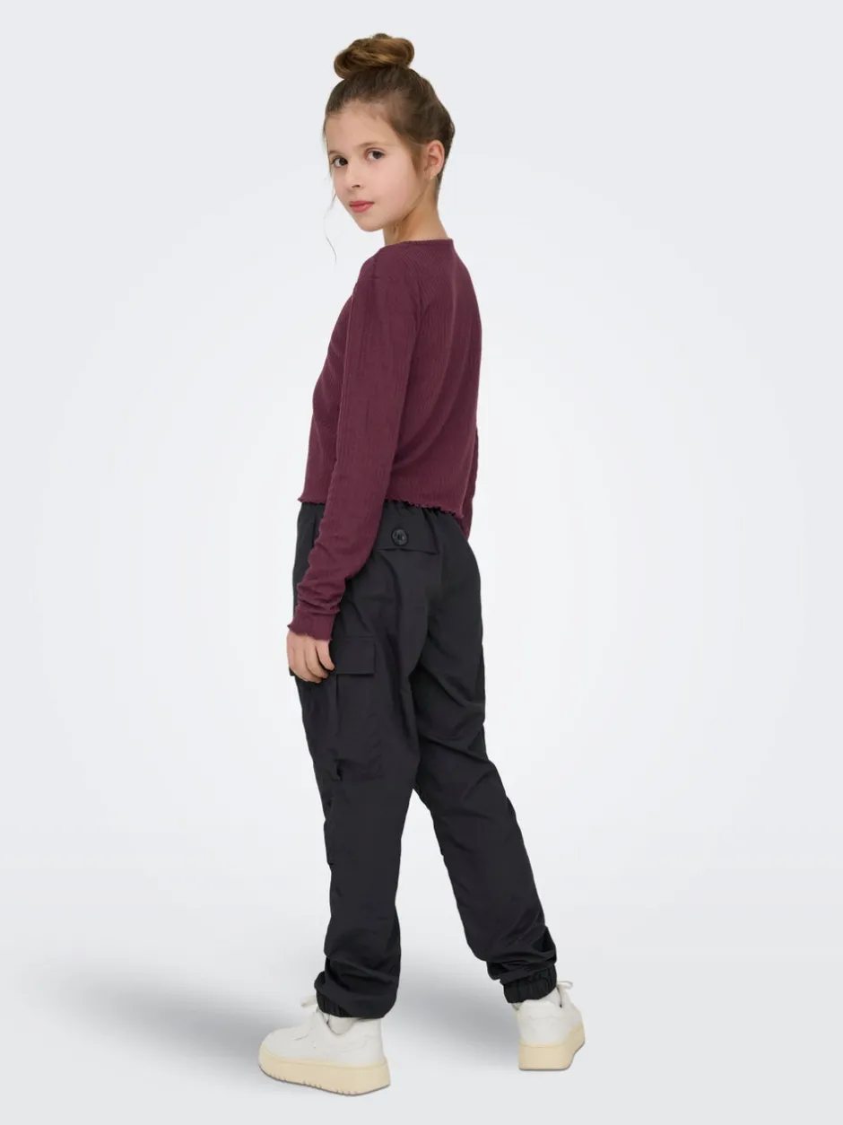 New KOGJOANNE Loose fit Cargobukser Børn Tøj·Bukser