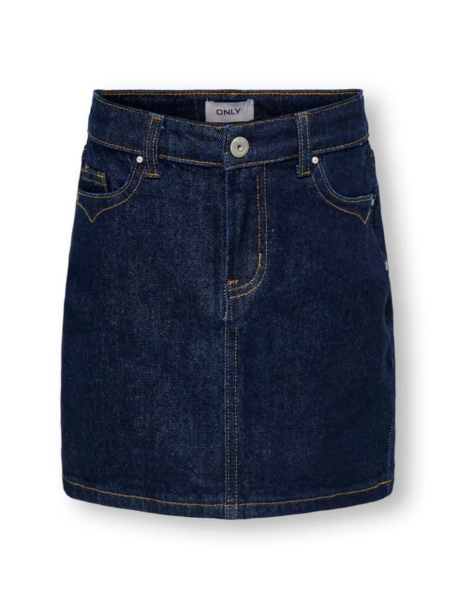 New KOGJUICY Denim Denim-nederdel Kort nederdel Børn Tøj·Nederdele