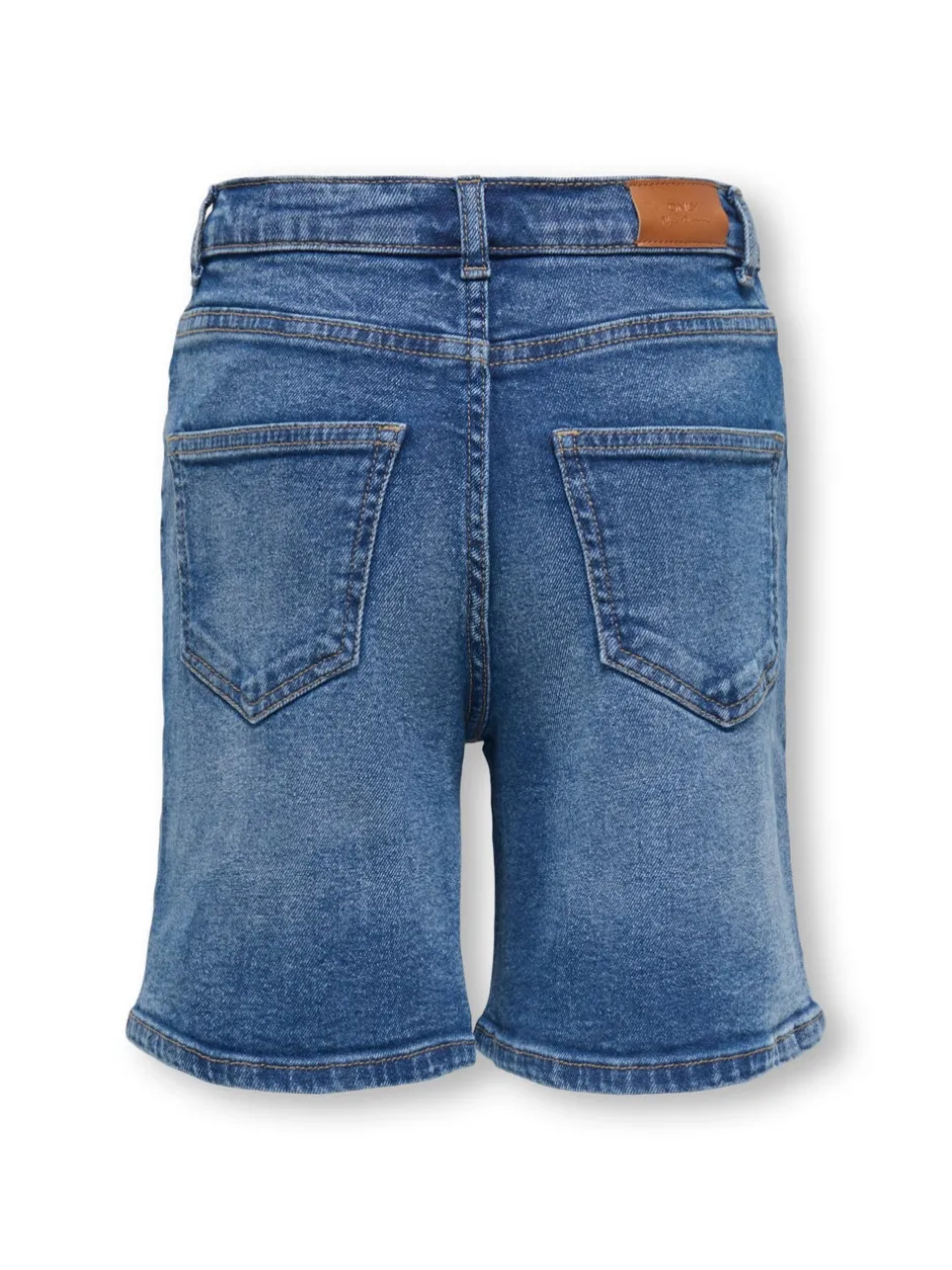 New -KOGJUICY Høj talje Regular fit Denim-shorts Børn Tøj·Shorts
