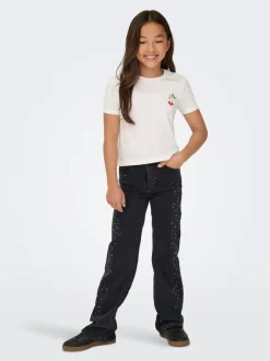 Discount KOGJUICY Høj talje Wide leg fit Jeans Børn Tøj·Jeans